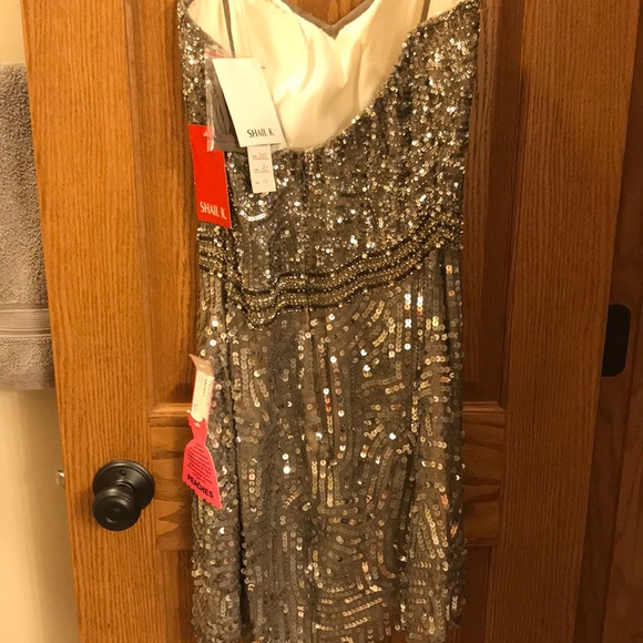Shail K. Hand beaded cocktail dress NWT - Picture 3 of 4